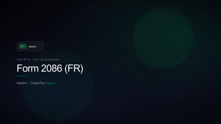 Form 2086 (FR) — crypto tax glossary (IT)