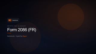 Form 2086 (FR) — crypto tax glossary (NL)