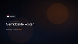 Gemiddelde kosten — crypto tax glossary (NL)