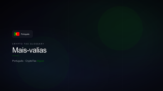 Mais-valias — crypto tax glossary (PT)