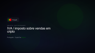 IVA / imposto sobre vendas em cripto — crypto tax glossary (PT)