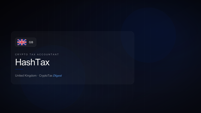 HashTax — crypto tax accountant (United Kingdom)